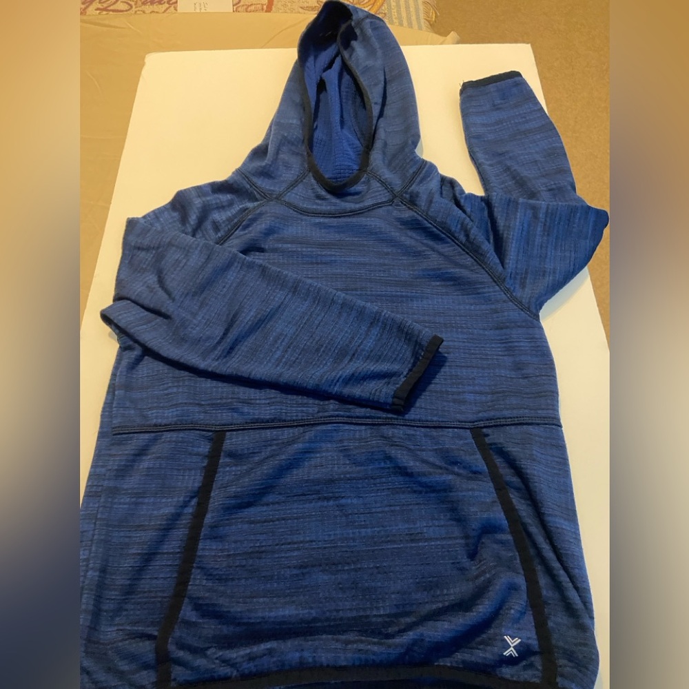 Royal blue boys pull over hoodie